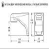 PELCO SWM-BK Wall Mount with Cable Feed Bracket for Pendant Domes Cameras, Bracket, Black view 2