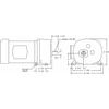 DAYTON 2Z843 AC Gearmotor, 89 rpm, TEFC, 115V view 2