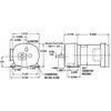 DAYTON 2Z843 AC Gearmotor, 89 rpm, TEFC, 115V view 3