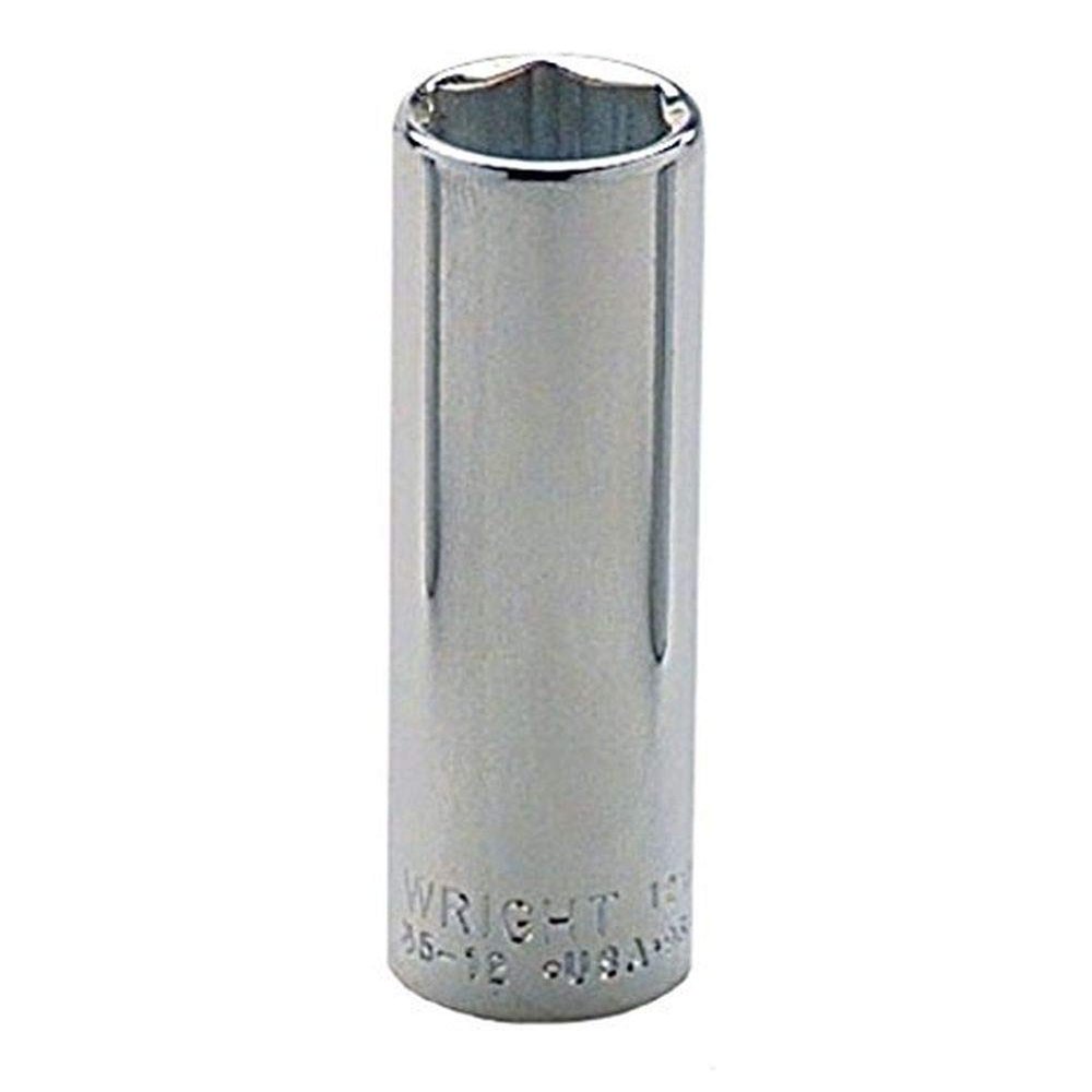 Wright Tool 35-07MM 3/8" Drive 6 Point Metric Deep Socket, 7mm