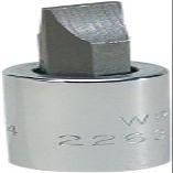 Wright Tool 2263 1/4" Drive Standard Screwdriver Bit and Socket, 23/64"