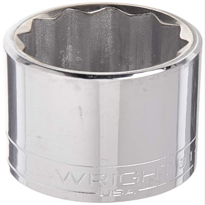 Wright Tool 31-21MM 3/8" Drive 12 Point Standard Metric Socket, 21mm
