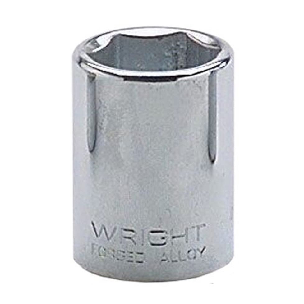 Wright Tool 30-15MM 3/8" Drive 6 Point Standard Metric Socket, 15mm