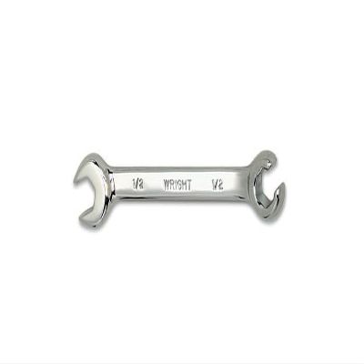Wright Tool 1042 6-Point Combination Open End Flare Nut Wrench, 7/16"