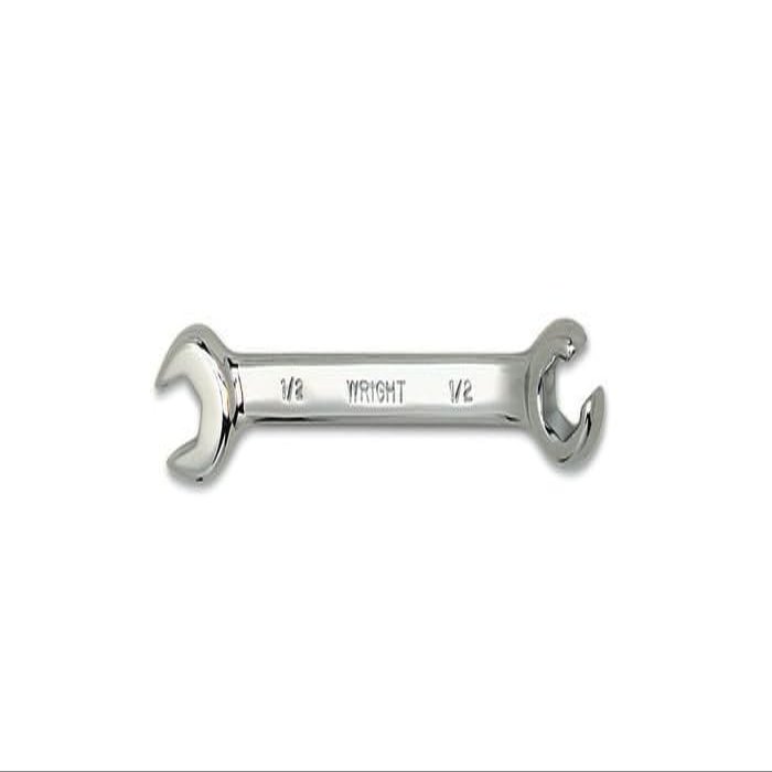 Wright Tool 1042 6-Point Combination Open End Flare Nut Wrench, 7/16"