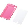 Elecom Released in 2010 For Ipod Touch Soft Case (LCD protective film) Ava  t10uc Series safety pink view 1