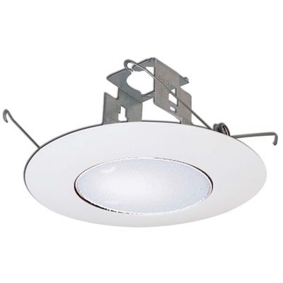 Nora NP-322 - 6 in. - White Alabite Shower Trim with Bracket