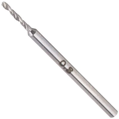 Tamiya 74132 Craft Tools Fine Pivot Drill Bit 0.8mm (Shank Diameter 1.5mm)