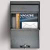 Mail Boss Metro Heavy Duty Locking Wall Mount Mailbox, Galvanized Steel view 4