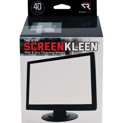 REARR1305 - Read Right Kleen amp;amp; Dry Screen Cleaner Wet Wipes