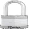 Master Lock Padlock, Magnum Laminated Steel Lock, 2-1/2 in. Wide, M15XKADLH, M15XKADLHCCSEN view 1