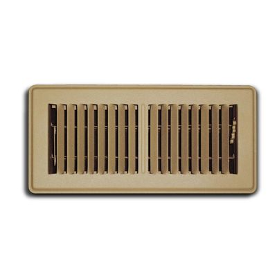 Truaire C150MB 02X14(Duct Opening Measurements) Supply Grille Floor Register, 2-Inch x 14-Inch, Brown-Powder Coated