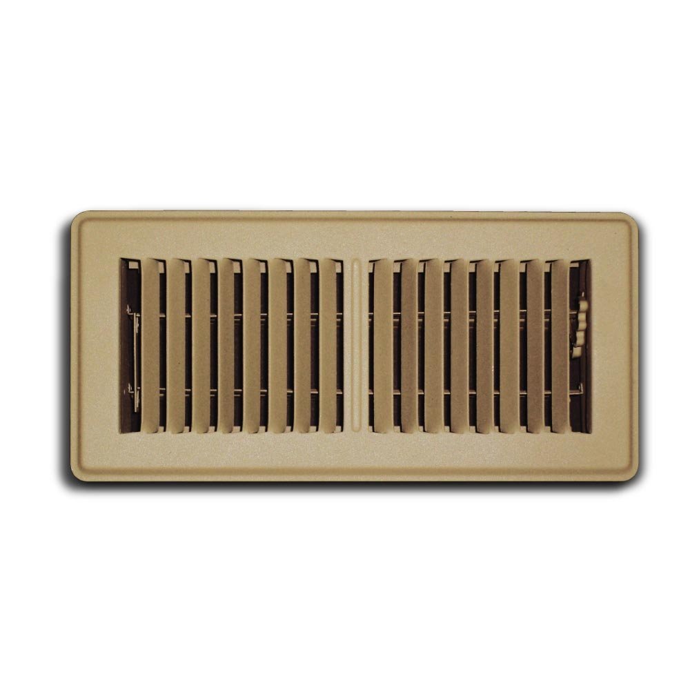 Truaire C150MB 02X14(Duct Opening Measurements) Supply Grille Floor Register, 2-Inch x 14-Inch, Brown-Powder Coated