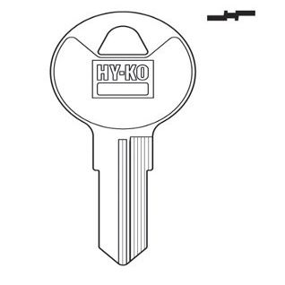 "HY-KO" BAUER KEY BLANK CYLINDER [CASE OF 10]