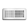 Truaire C150MWT 04X12(Duct Opening Measurements) Supply Grille Floor Register, 4-Inch x 12-Inch, White-Powder Coated view 1