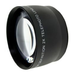 New 2.0x High Definition Telephoto Conversion Lens (58mm) For Canon VIXIA HF S100