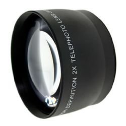 New 2.0x High Definition Telephoto Conversion Lens (58mm) For Canon VIXIA HF S100