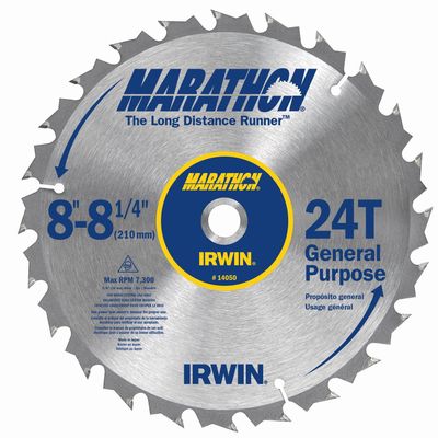 IRWIN Saw BLD 8-1/4" 24T Marathon CD