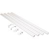 Wiremold Cordmate Cord Cover Kit Corners White Paintable/Stainable 30 " Clamshell view 1