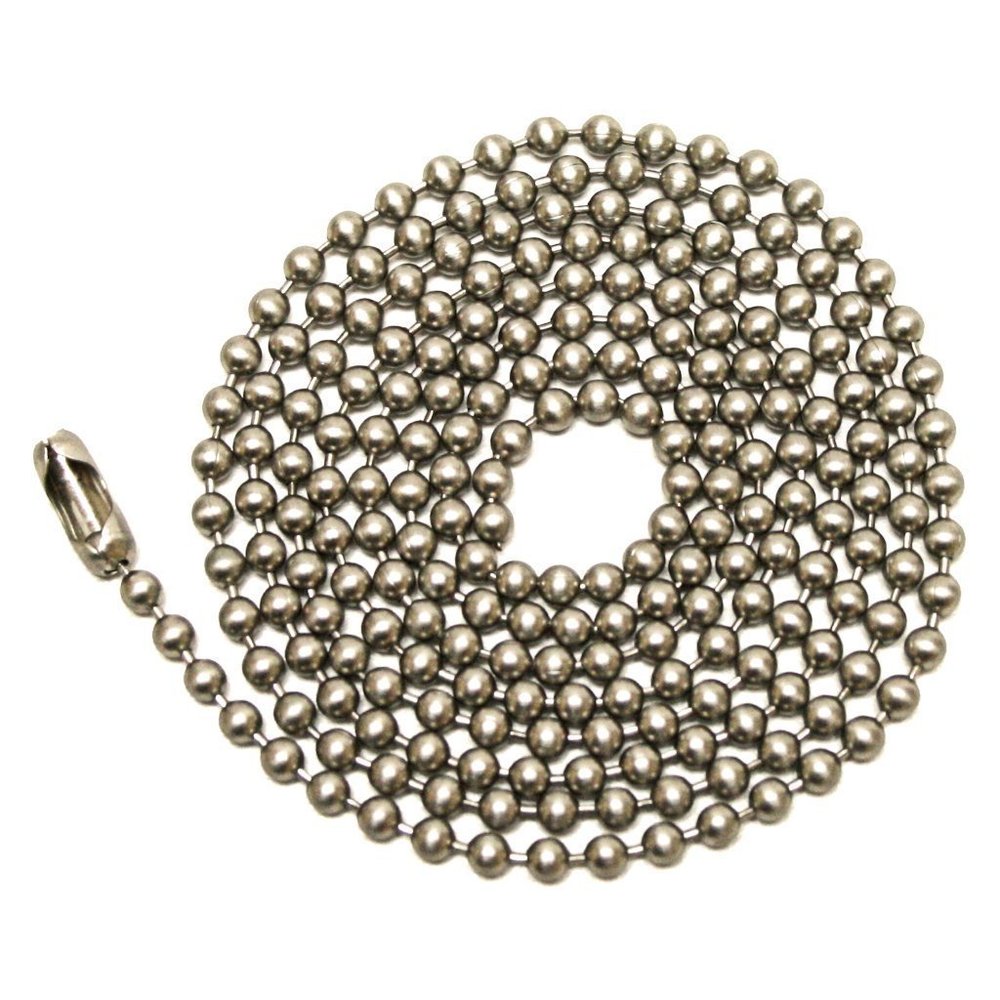 BEADED CHAIN 3' BR NICKL