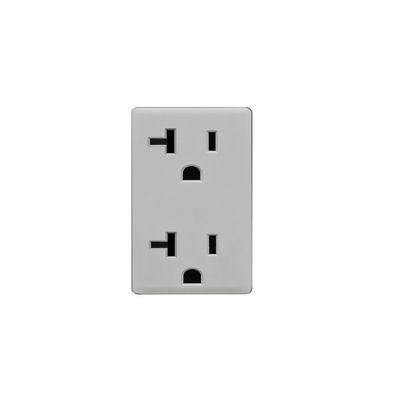 Leviton Renu 20-Amp Tamper Resistant Receptacle Color Change Kit, RKR20-PG, Pebble Grey