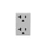 Leviton Renu 20-Amp Tamper Resistant Receptacle Color Change Kit, RKR20-PG, Pebble Grey view 1