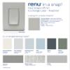 Leviton Renu 20-Amp Tamper Resistant Receptacle Color Change Kit, RKR20-PG, Pebble Grey view 3