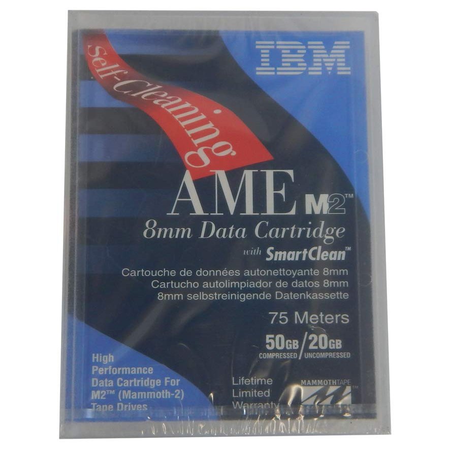 IBM - IBM AME 8MM Data Cartridge W/ Smart Claen New 35L1044 - 35L1044