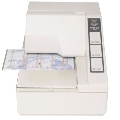 Epson TM-U295 Impact slip printer 2.1 lps serial interface (Cables and Power Supply not included) White C31C163272