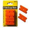 Mini Razor Blade Scraper with 25 Plastic Double Edged Razor Scraper Blades view 2