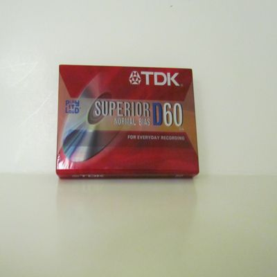 TDK D60 60 Minute Audio Tape - Case of 100 Tapes