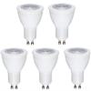 CBConcept UL-Listed GU10 LED Light Bulbs, 5-Pack, 6 Watt, 550 Lumen, Warm White 3000K, 50W Halogen Equivalent, 36Beam Angle, 120 Volt,Not Dimmable,Recessed/Track Lighting | Designed in San Francisco view 1