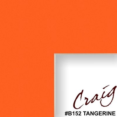 10x13 Mat for Picture Frame Orange with Cream Core and 6x9 Opening Size (B152MAT)