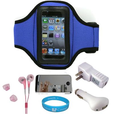 SumacLife Protective and Weather Resistant Armband Case for Universal/Smartphones - Orange/Black