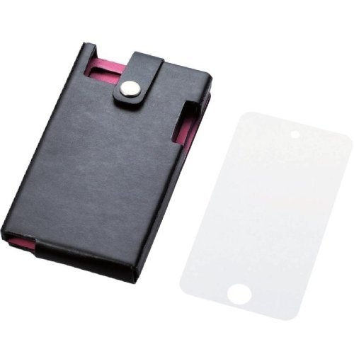 Elecom 2010 Release with Flap for Ipod Touch sohutoreza-ke-su (LCD protective film) Ava t10lf Series blk