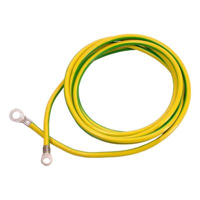 as - Schwabe Earth Cable - 3m Core Cable - Ground Conductor - A8/A10 Ring Eyelet - For Cruiser Earth & Construction Sites - Made in Germany