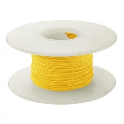 Wire Wrapping Wire, 30 Awg, Yellow, 100 Ft.
