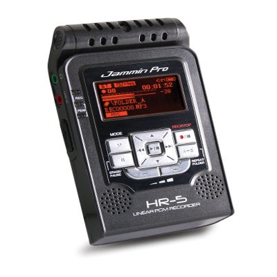 Jammin Pro HR5BLACK Studio Flash Recorder, Black