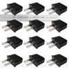 Ultra Spec Cables European to American Outlet Plug Adapter - 12 Pack view 1