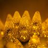 Wintergreen Lighting 24 ft 70 Count C6 Faceted Gold LED Christmas Lights, Green Wire Indoor/Outdoor Commercial Grade String for Holiday Decor view 1