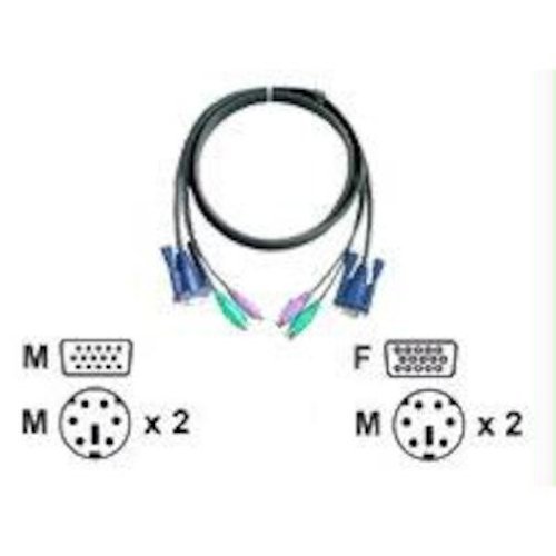 ATEN 2L5002P KVM PS/2 Cable - 5.91ft