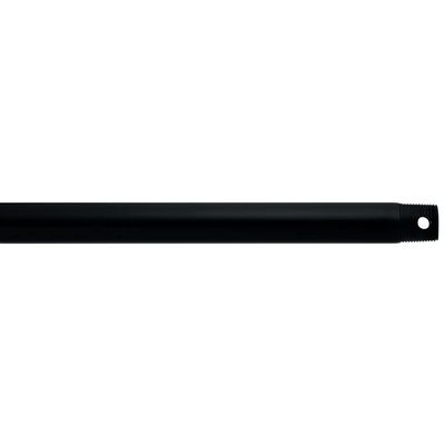 Kichler 360001SBK Accessory Fan Down Rod 18-Inch, Satin Black