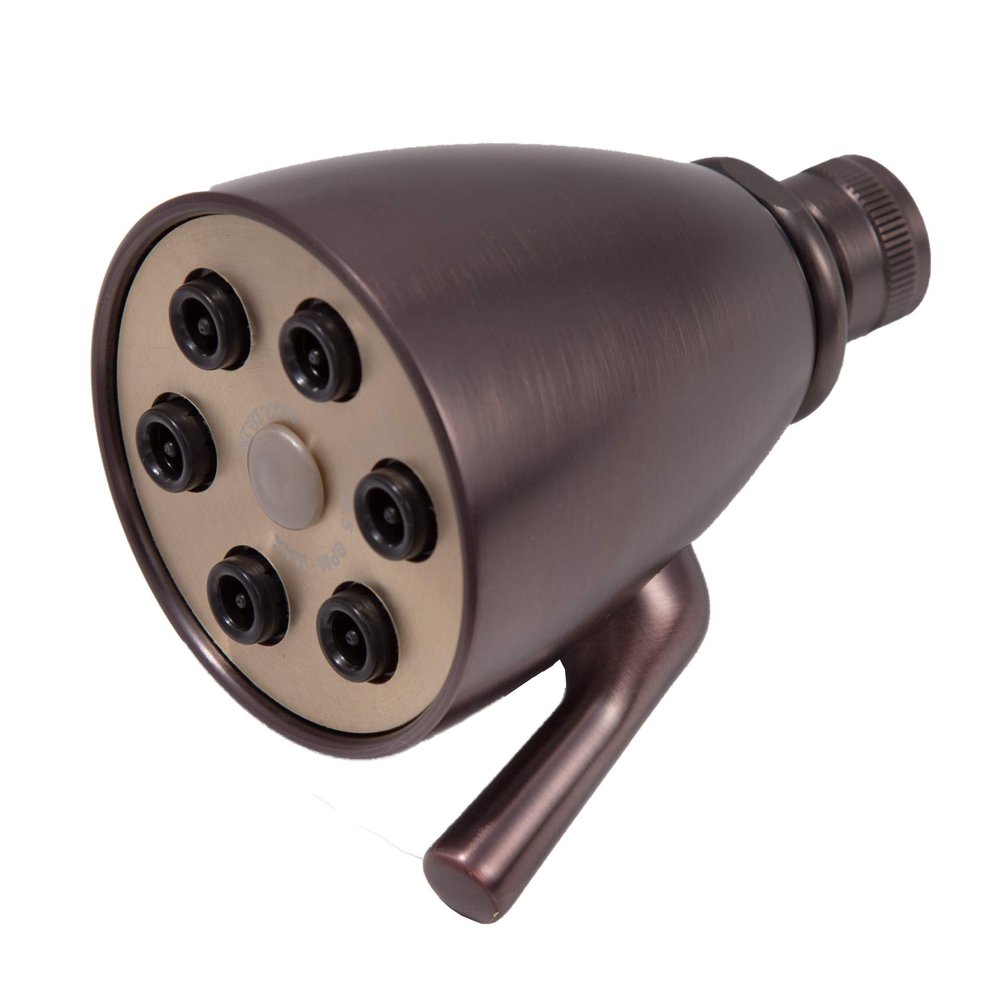 Giessdorf 6 Jet Oil Rub Bronze Shower Head