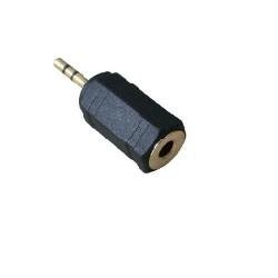 Nilox Audio F 2.5 mm M Adaptor Cable (2.5 mm, 2.5 mm, Male/Female, 30 mm, 10 mm, 10 mm) Black