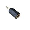 Nilox Audio F  2.5 mm M Adaptor Cable (2.5 mm, 2.5 mm, Male/Female, 30 mm, 10 mm, 10 mm) Black view 1