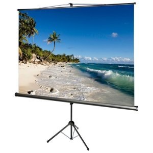 136IN Accuscreens Tripod Screen Matte White 1:1 96X96IN with Keystone