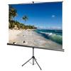 136IN Accuscreens Tripod Screen Matte White 1:1 96X96IN with Keystone view 1