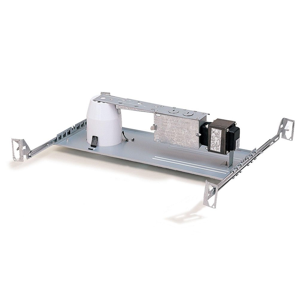 Nora Lighting NL-301QAT Low Voltage Non-IC Air-Tight 3 Inch New Construction Housing With Magnetic Transformer 12 Volt Lamp