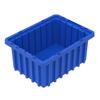 Akro-Mils 33105 Akro-Grid Plastic Slotted Dividable Modu Box Stackable Grid Storage Tote Container, (10-7/8-Inch L x 8-1/4-Inch W x 5-Inch H), (20 Pack), Blue view 1