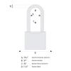 ABUS 55MB/40HB63 Brass Lock with 2 Keys for Outdoor, Storage, Gate view 2